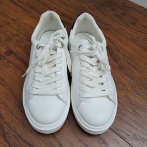 Steve Madden CATCHER WHITE BLACK SNEAKERS